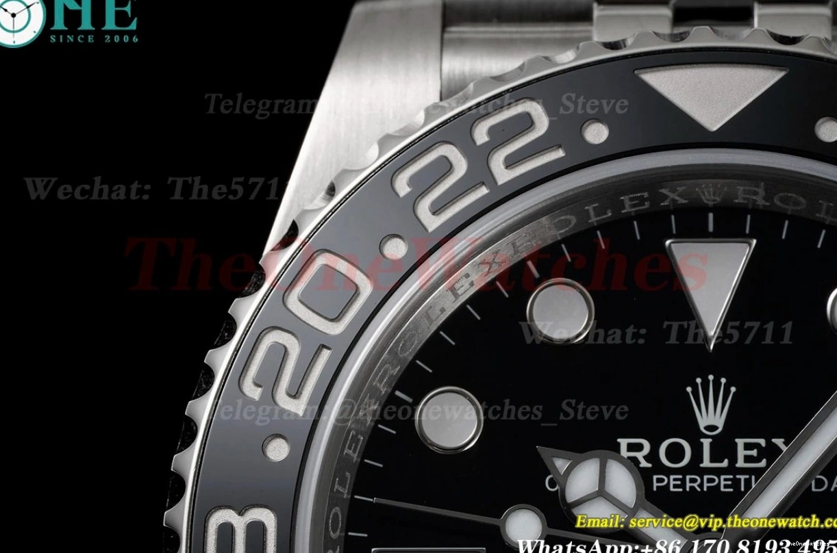 GMT Black 40mm DD3285 126710 SS II Super Jub Clean Batgirl Clone SS 0429